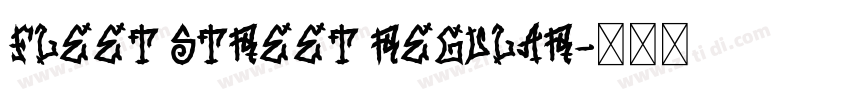 Fleet Street Regular字体转换